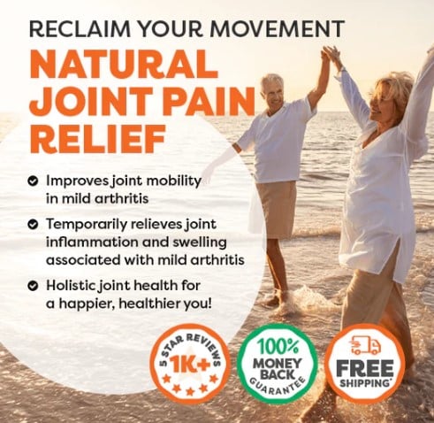 Natural Joint Pain Relief, 150 Capsules (4.4oz) - Triple Pack